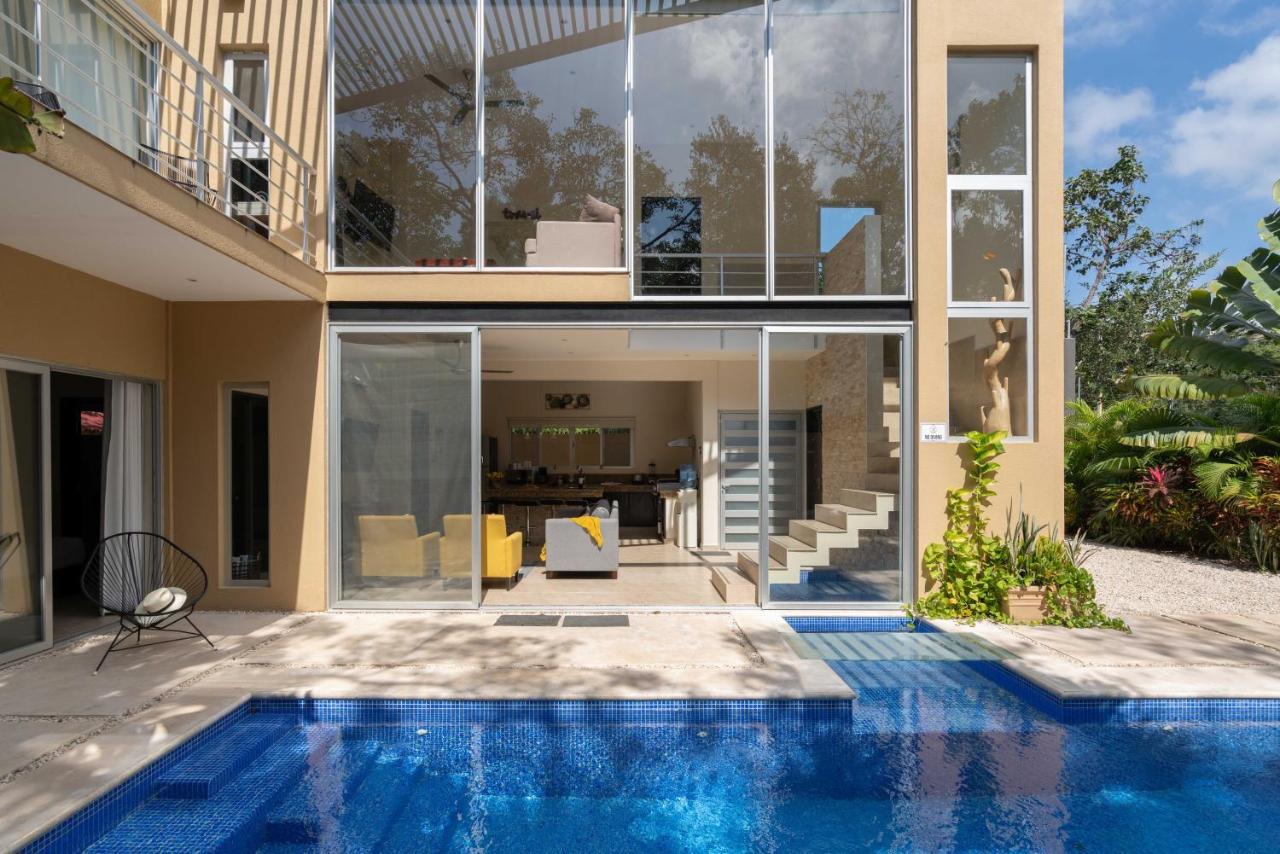 Tulum Private Modern Villa-Pool Beds-Ac-Internet-Parking-Grill Kültér fotó