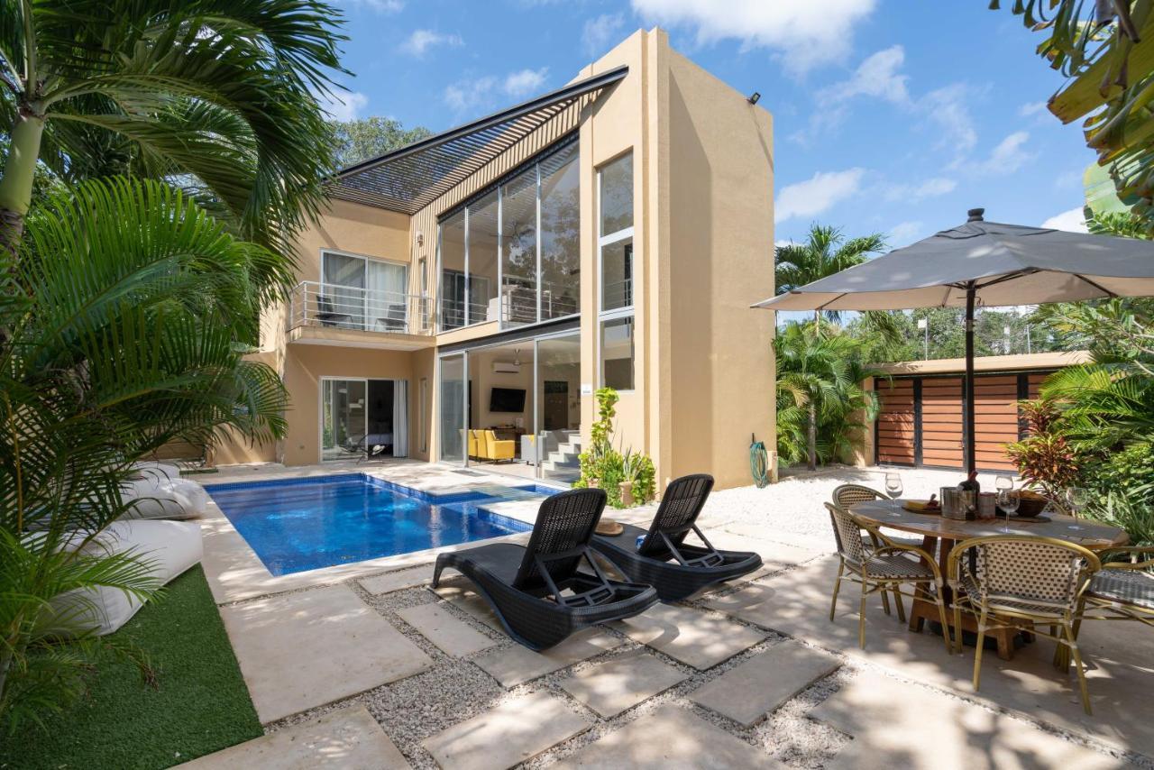 Tulum Private Modern Villa-Pool Beds-Ac-Internet-Parking-Grill Kültér fotó